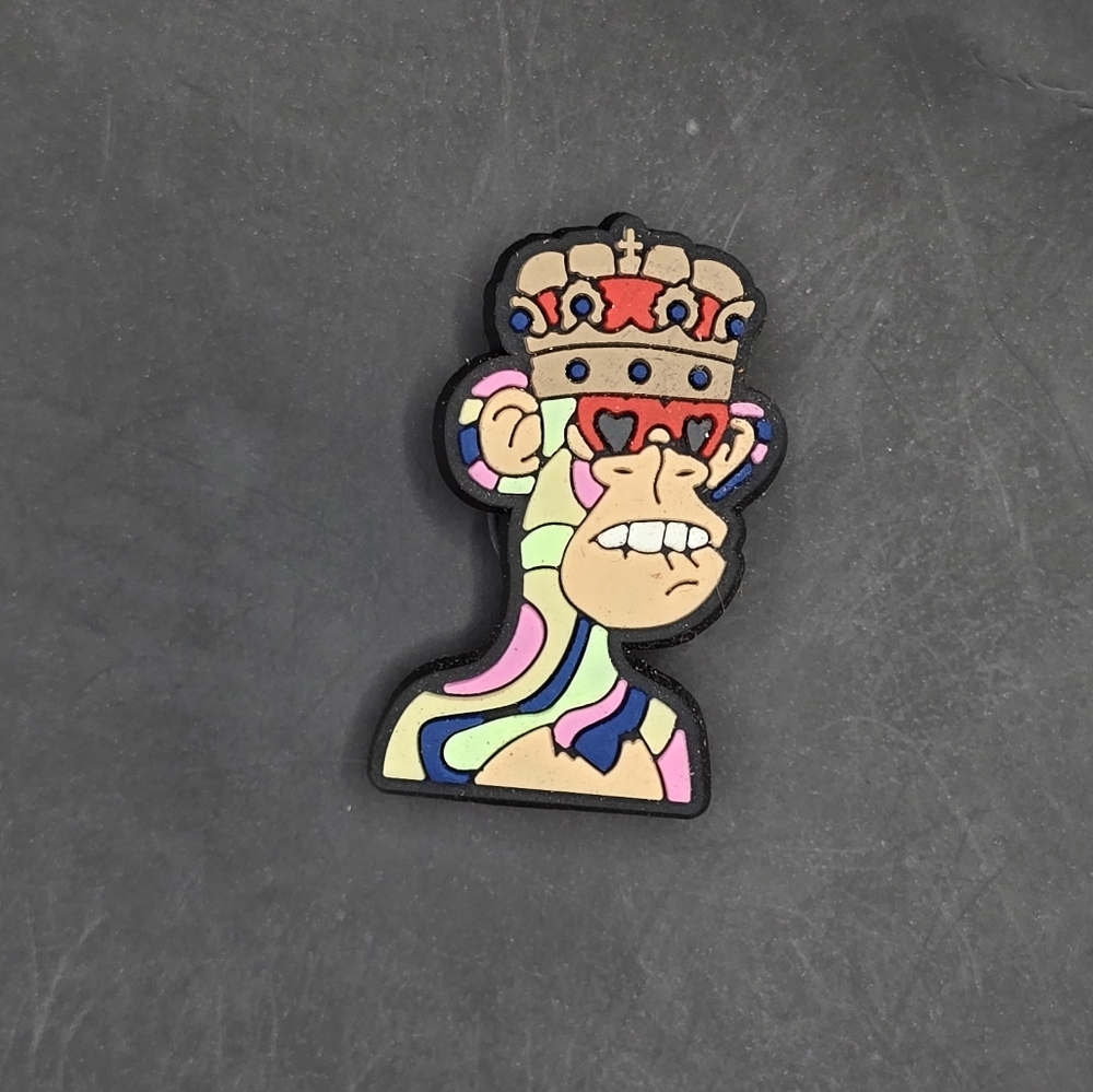 (5/$15) Bored Ape Crown Croc Charm